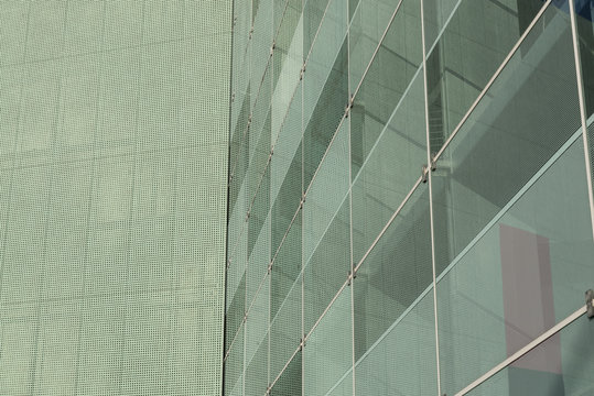 Particolare architettura edificio moderno