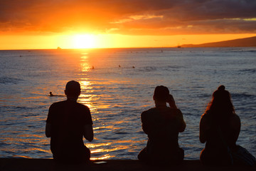 Sunset　In Hawaii