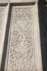 Ottoman marble carving art detail