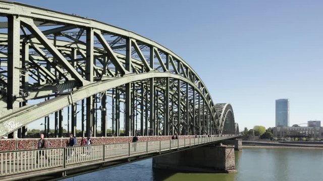 Hohenzollernbr&uuml;cke bei K&ouml;ln