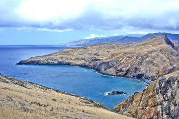 Views on trail to Ponta do Sao Lourenco peninsula, the eastern part of Madeira Island, Portugal