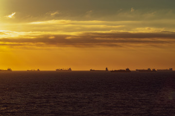 Sunset Northsea
