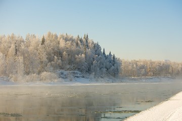 River in winter