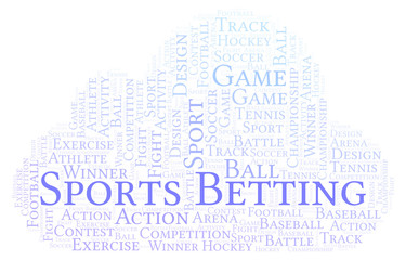 Sports Betting word cloud.