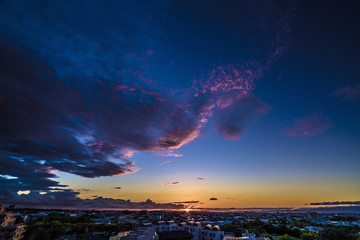 Obraz premium 夕焼雲