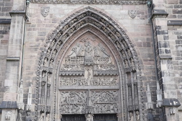 Fototapeta premium View of the church of Nuremberg