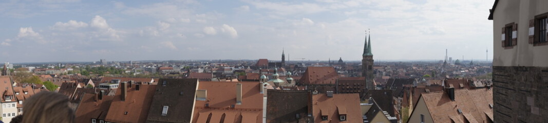 Fototapeta na wymiar View of Nuremberg