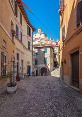 Subiaco (Italy) - A little charming medieval town on the Simbruini mountains in metropolitan city area of Rome