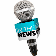 In the News Latest Report Update Announcement 3d Illustration