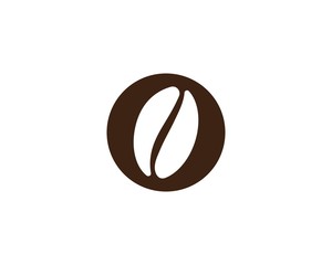 vector coffee beans icon 