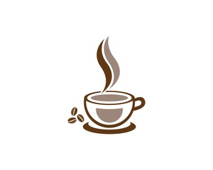 Coffee cup Logo Template vector icon design