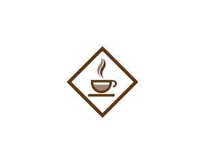 Fototapeta premium Coffee cup Logo Template vector icon design
