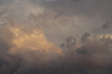 Fototapeta na wymiar Clouds for a background close-up.