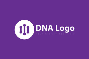 DNA logo, icon, symbol, design template