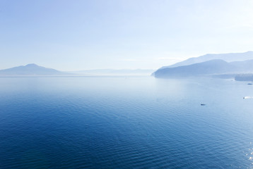 Panoramic sea view, Sorrento, Campania, Italy,