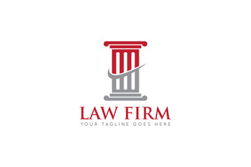 Law logo, icon, symbol design template