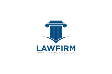 Law logo, icon, symbol design template