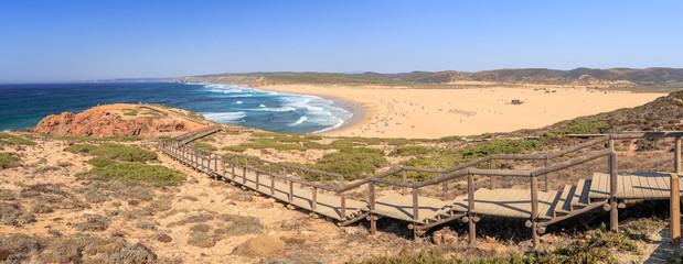 Surfer Beach at Portugals West Coast Praia Bordeira