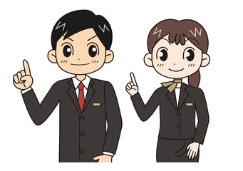 ホテルスタッフ　男女