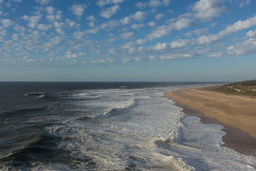 High View of a Portuguese Beach