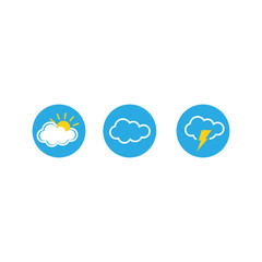 set of weather vector icons