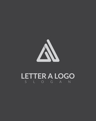 Letter A Logo is made professionally by combining the right colors, to produce a good logo. Simple, elegant. suitable for use in developing companies, to create companies that are confident, energized