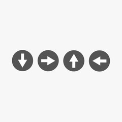 Arrow set, arrow symbol for your web site design, logo, app, UI.