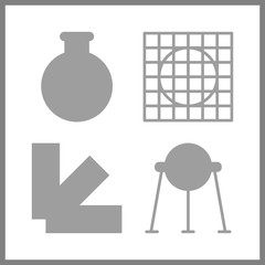 pharmacy icon. medicine and potion vector icons in pharmacy set. Use this illustration for pharmacy works.