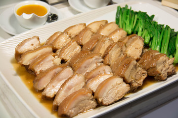  braised pork in soya sauce