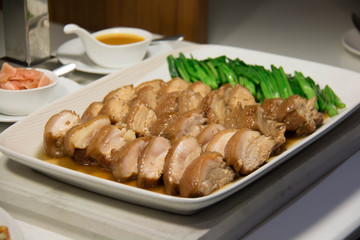  braised pork in soya sauce