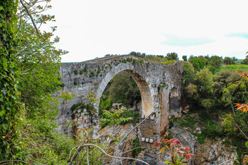 The castle of the Badia di Vulci in Viterbo