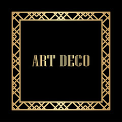 Obraz premium Art Deco Frame