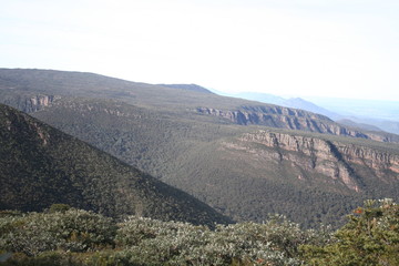 Fototapeta na wymiar Mt. William at the Wonderland Ranges, The Central Grampians, Wonderland Ranges, Victoria, Australia