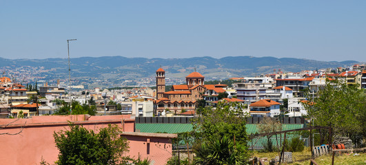 Fototapeta na wymiar The cityscape of Thessaloniki.