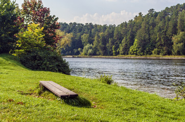 Naklejka premium riverside