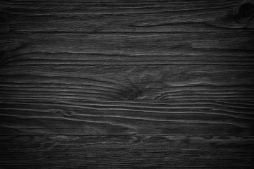 Old black wooden background.Blackboard.  gloomy wood texture