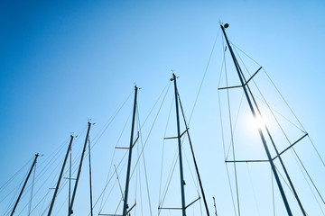 Poles of Sailboats