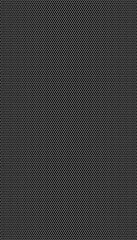 White honeycomb on a black background. Seamless texture. Isometric geometry. 3D illustration