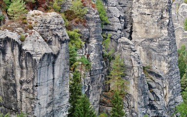 Felslandschaft, Bastei-Region, Sächsische Schweiz