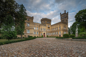 Neo-Gothic Palace , Jablonowo Pomorskie , Kuyavian-Pomeranian Voivodeship, Poland