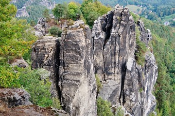 Felsen, Bastei-Region, Sächsische Schweiz