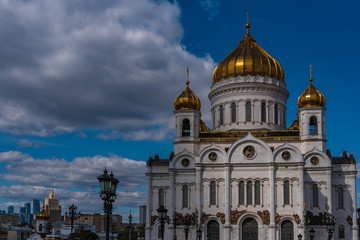 Fototapeta na wymiar Christus Erlöser Kirche Moskau