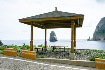 Ulleungdo island is one of the famous tourist site where is made by volcano. There are varous oddly formed rocks and strangely shaped stones, and clean air in the East sea.