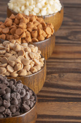 Various Types and Flavors of Baking Chips