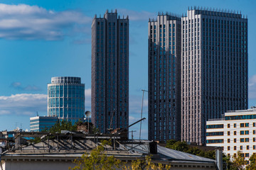 Fototapeta premium Hochhäuser in Moskau