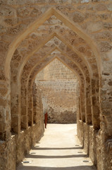Interior detail of Qal'at al-Bahrayn, Manama 