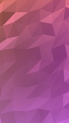 Abstract triangle geometrical pink background. Geometric origami style with gradient. 3D illustration