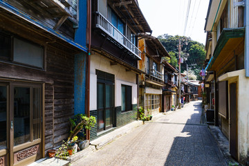 [東京都] 伊豆大島の波浮港(No.1119)