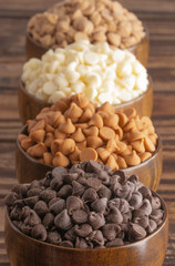 Various Types and Flavors of Baking Chips