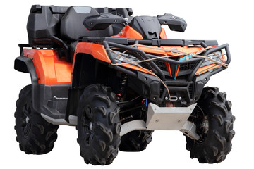 Red modern atv. © kosanperm